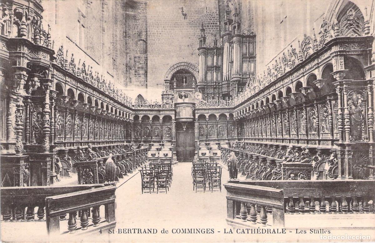 Postales: Postal de la Siller&iacute;a de la Catedral de Saint-Bertrand-de-Comminges