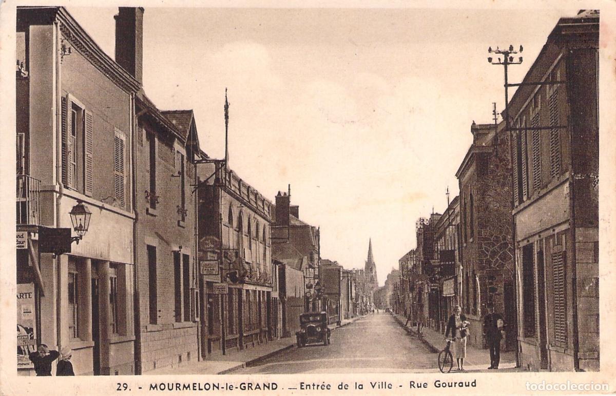Postales: Postal Mourmelon-le-Grand Rue Gouraud Entr&eacute;e de la Ville