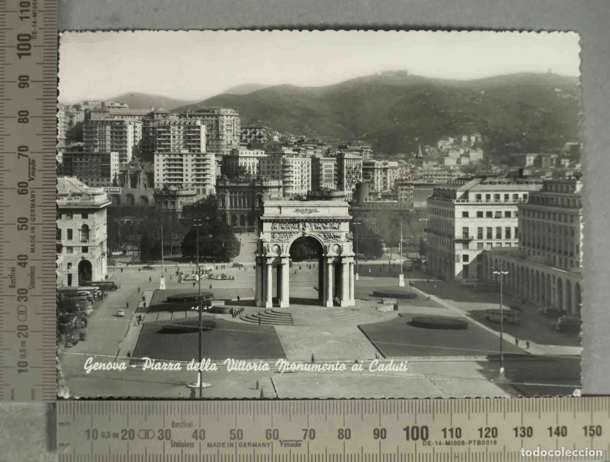 Postales: POSTAL. Genova - Piazza della Vittoria - Monumento ai Caduti