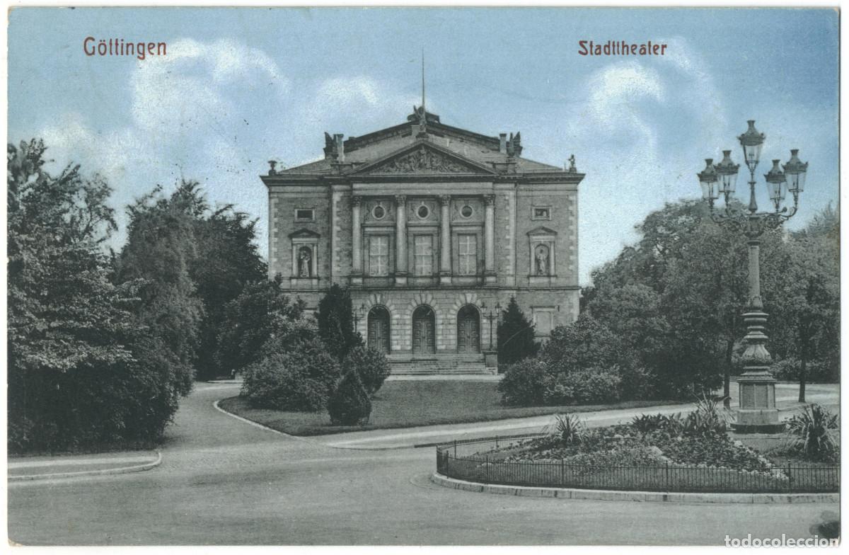 Postcards: G&Ouml;TTINGEN_Stadttheater_Schlesische Liehtdruck / Arquitectura Teatros Alemania