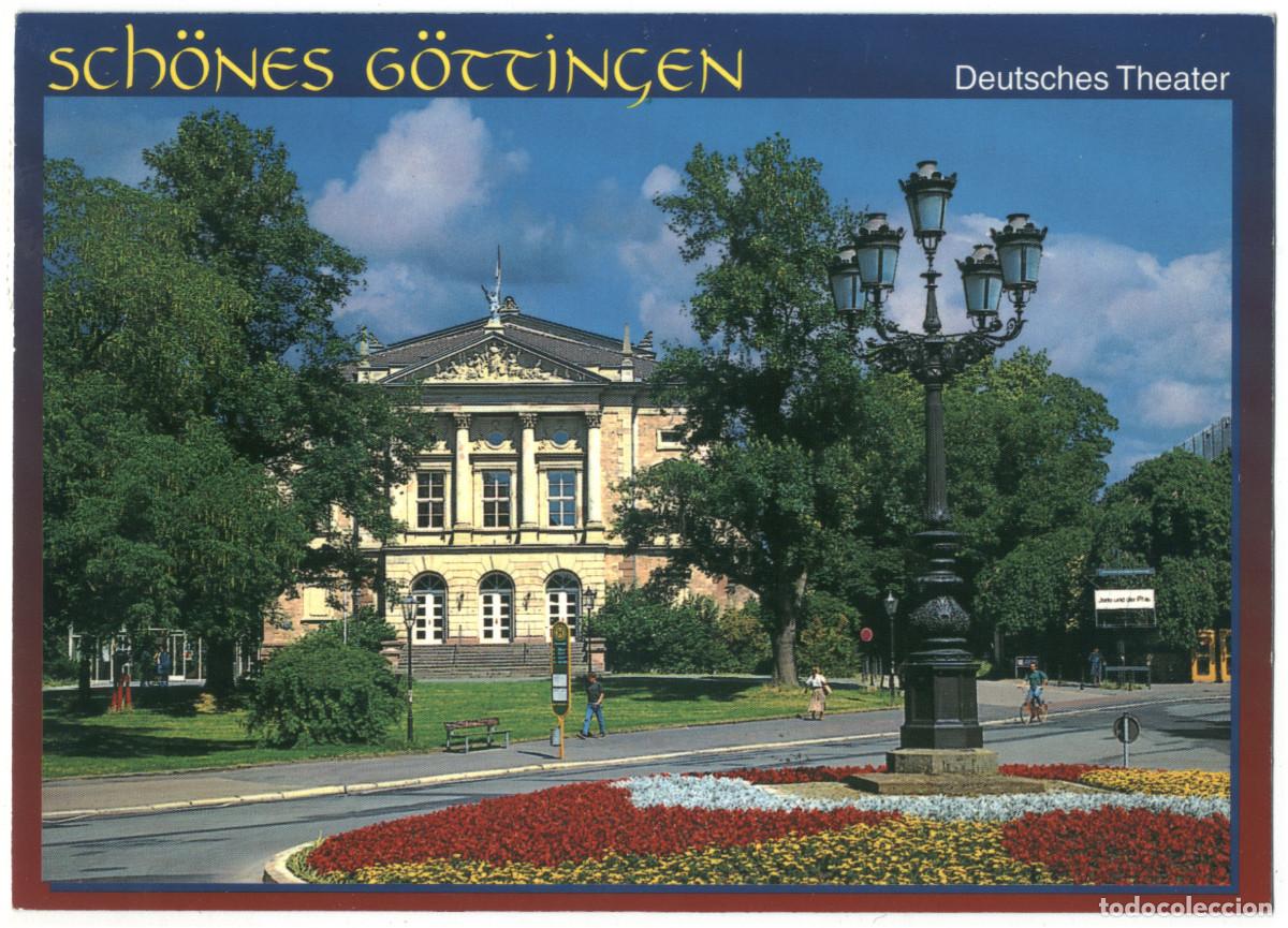 Postcards: G&Ouml;TTINGEN_Universit&auml;tsstadt, Deutsches Theater_Sch&ouml;ning / Arquitectura Teatros Alemania