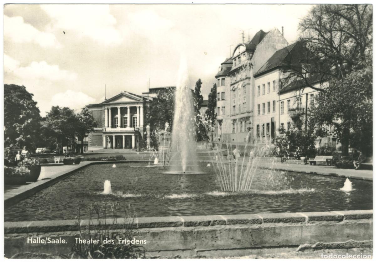 Postales: HALLE (Saale)_Theater des Friedens_Lichtbild Schincke / Arquitectura Teatros Alemania
