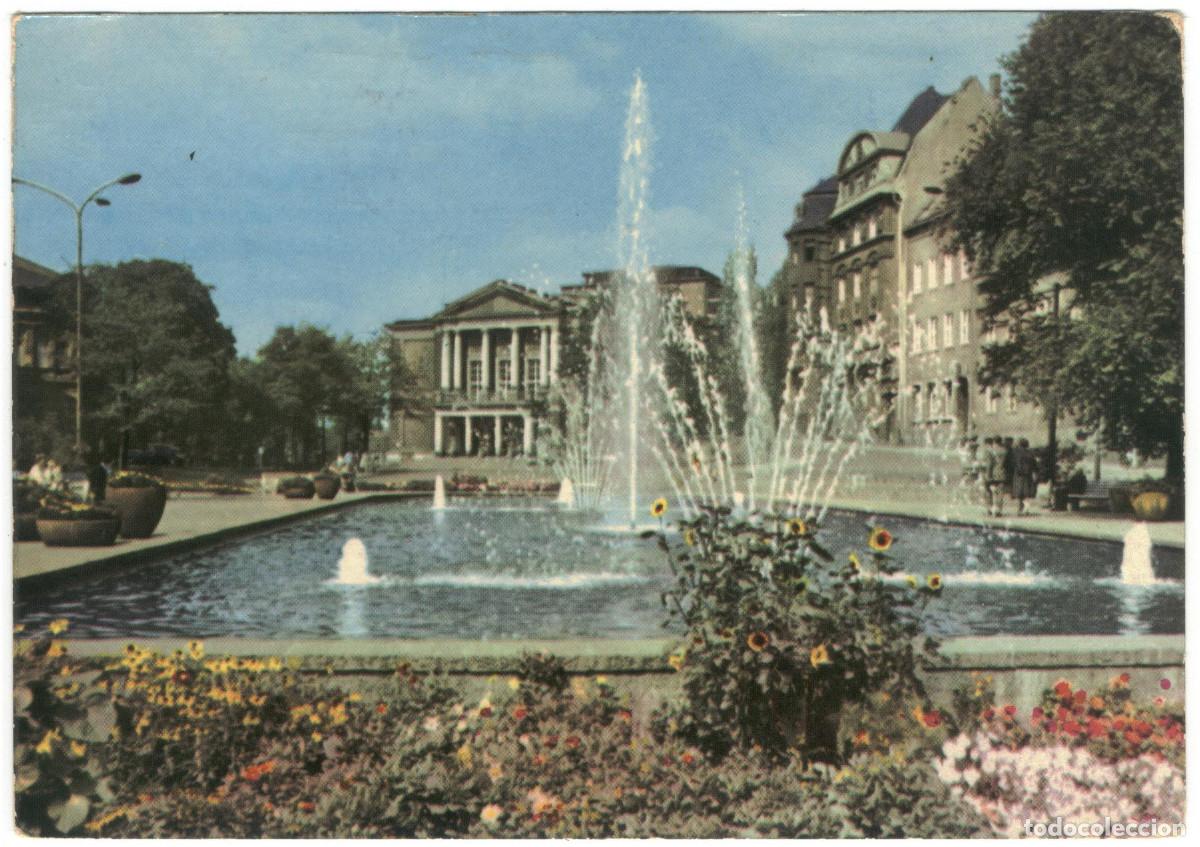 Postales: HALLE (Saale)_Theater des Friedens_Veb Bild und Heimat / Arquitectura Teatros Alemania