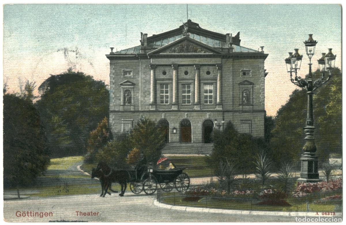 Cartes Postales: G&Ouml;TTINGEN_Theater_Sin datos; A 6373 / Arquitectura Teatros Alemania