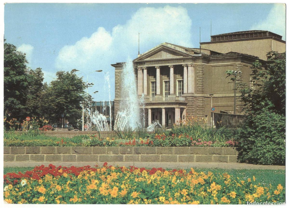 Postales: HALLE (Saale)_Theater des Friedens_Veb Bild und Heimat / Arquitectura Teatros Alemania