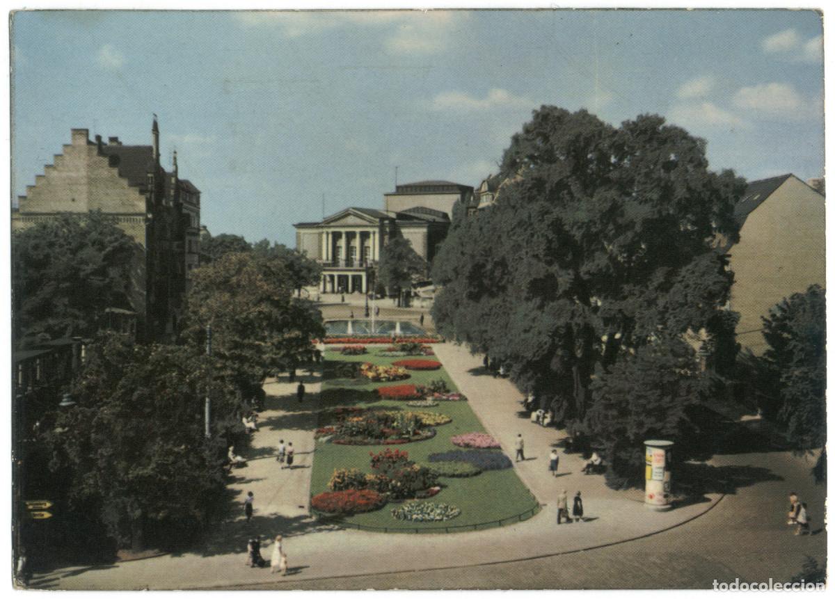 Postales: HALLE (Saale)_Theater des Friedens_Veb Bild und Heimat / Arquitectura Teatros Alemania