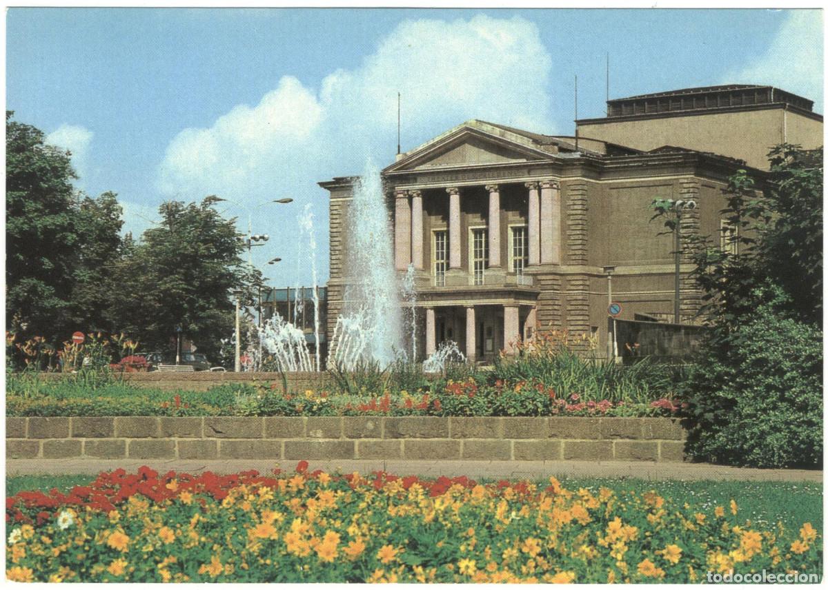 Postales: HALLE (Saale)_Theater des Friedens_Veb Bild und Heimat / Arquitectura Teatros Alemania