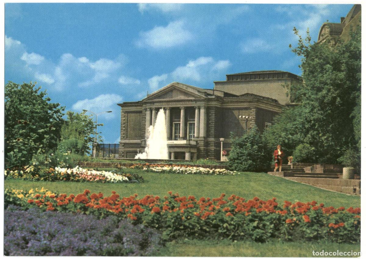 Postales: HALLE (Saale)_Theater des Friedens_Veb Bild und Heimat / Arquitectura Teatros Alemania