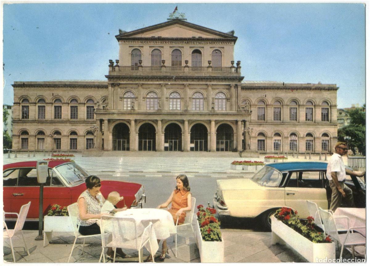 Postales: HANNOVER_Blick von der Georgstrasse auf die Oper_Sin datos / Arquitectura Teatros Alemania