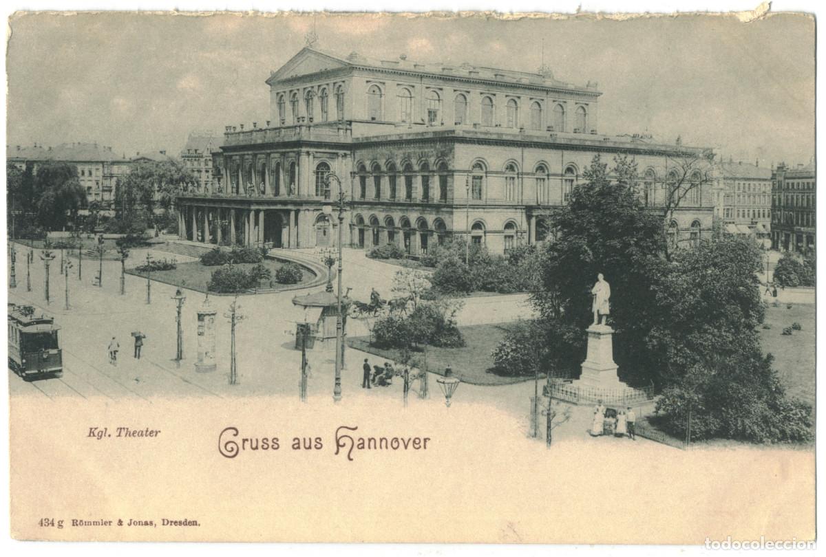 Postales: HANNOVER_Kgl. Theater_R&ouml;mmier & Jonas / Arquitectura Teatros Alemania