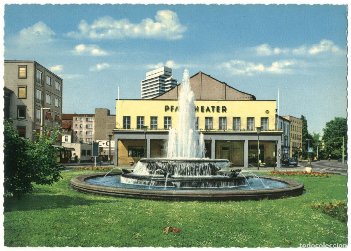 Postales: KAISERSLAUTERN_Pfalztheater und Rahaus_Michel & Kr&uuml;ger; 1299-2 / Arquitectura Teatros Alemania