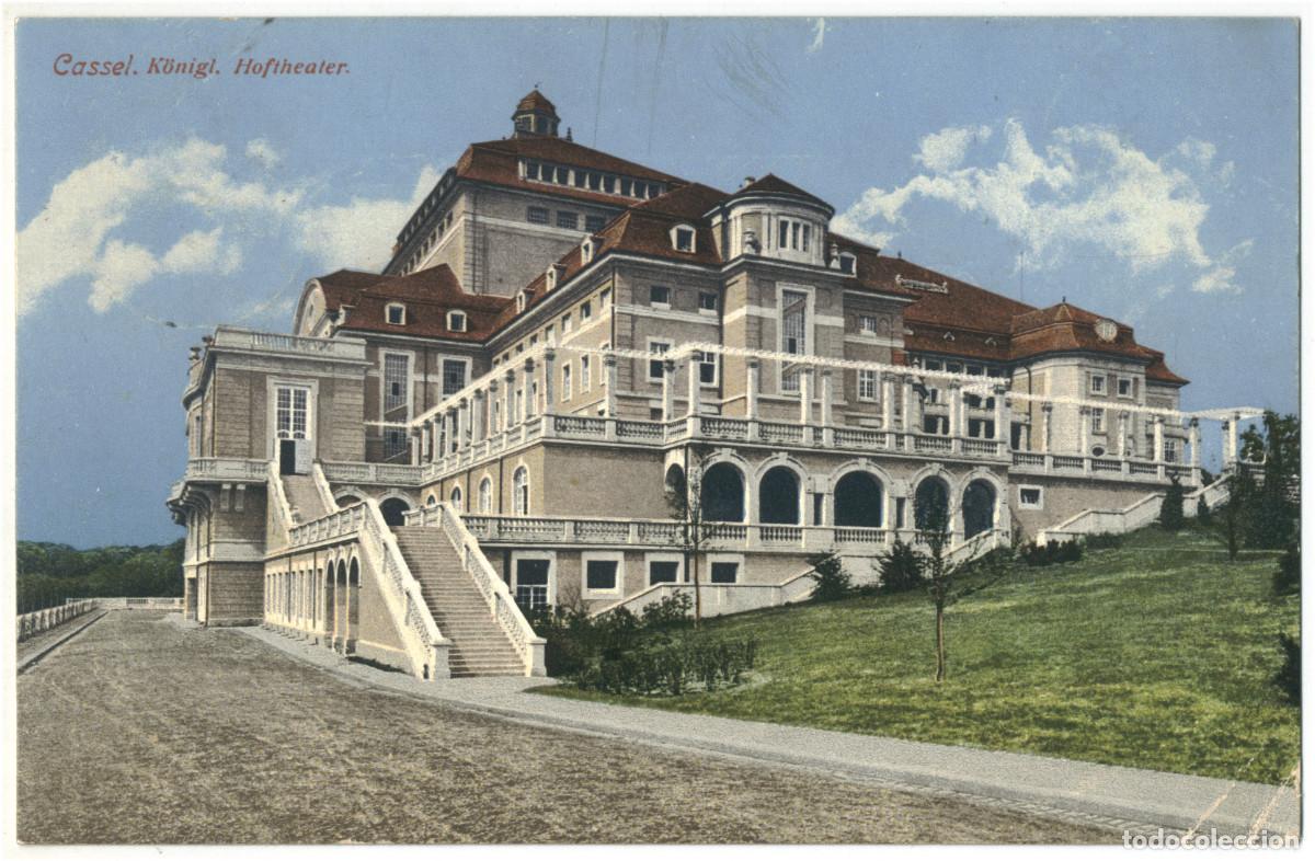 Postales: KASSEL_K&ouml;nigl. Hoftheater_Siegfried B&uuml;cken; 2368 / Arquitectura Teatros Alemania