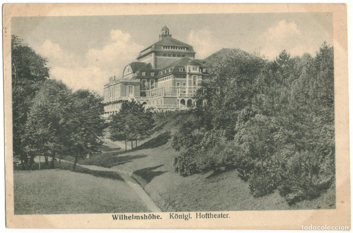Postales: KASSEL (Wilhelmsh&ouml;he)_K&ouml;nigl. Hoftheater_Sin datos / Arquitectura Teatros Alemania