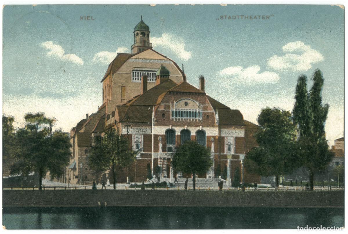 Postales: KIEL_Stadttheater_W. I. Kiel / Arquitectura Teatros Alemania
