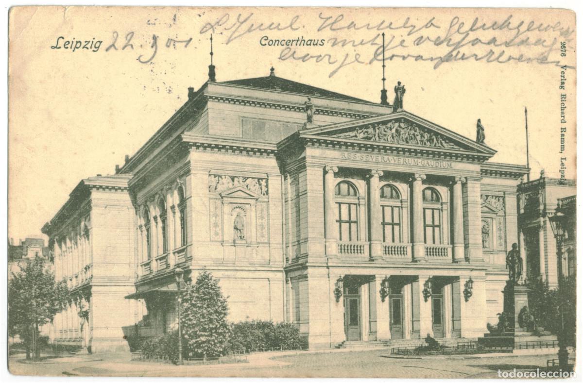 Postales: LEIPZIG_Concerthaus_Richard Ramm; 2676 / Arquitectura Teatros Alemania