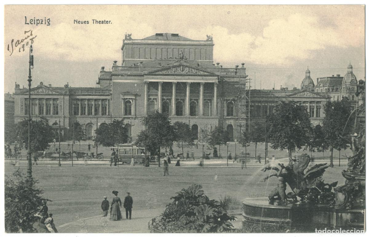 Postales: LEIPZIG_Neues Theater_G. Friedrich / Arquitectura Teatros Alemania