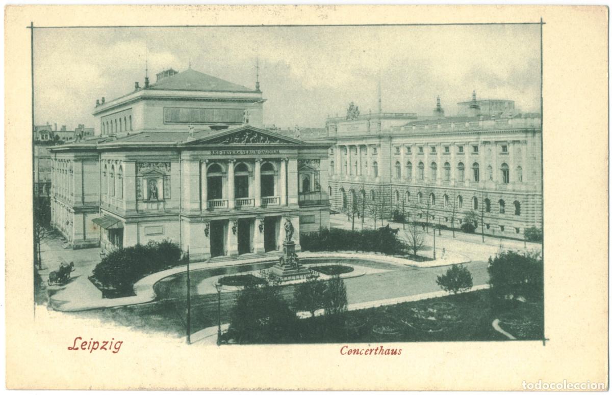 Postales: LEIPZIG_Concerthaus_Sin datos / Arquitectura Teatros Alemania