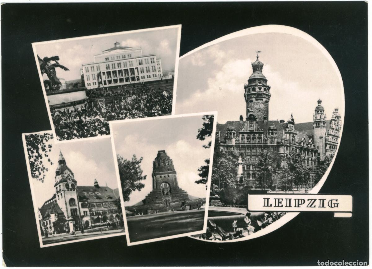 Postales: LEIPZIG_Opera House & Congress Hall & Town Hall_Walter Werner / Arquitectura Teatros Alemania