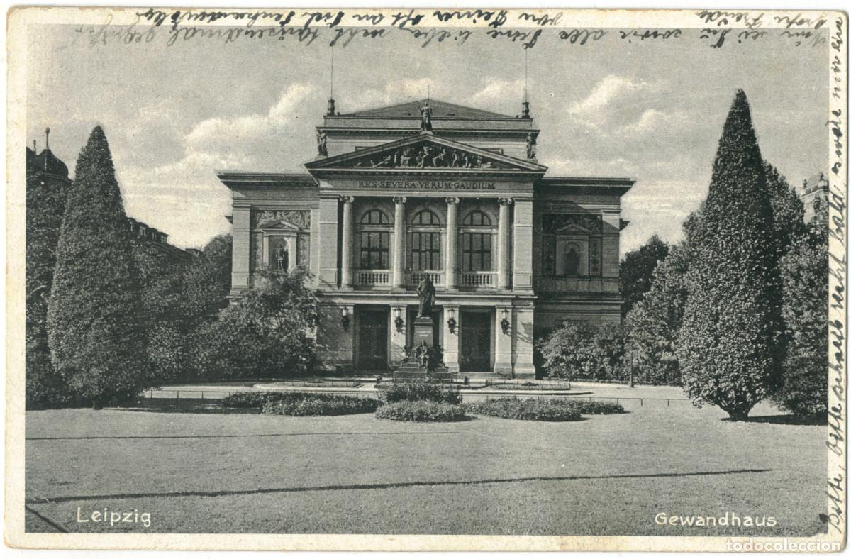 Postales: LEIPZIG_Gewandhaus_Konrad W. Lukowski; 112-28 / Arquitectura Teatros Alemania