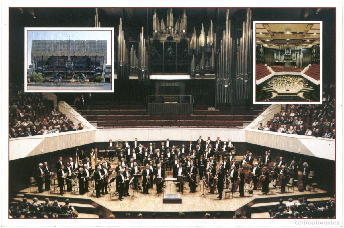 Postales: LEIPZIG_Gewandhaus_Res Severa Verum Gaudium / Arquitectura Teatros Alemania
