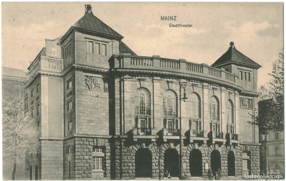 Postales: MAINZ or MAYENCE_Stadttheater_Sin datos; 12-60243 / Arquitectura Teatros Alemania