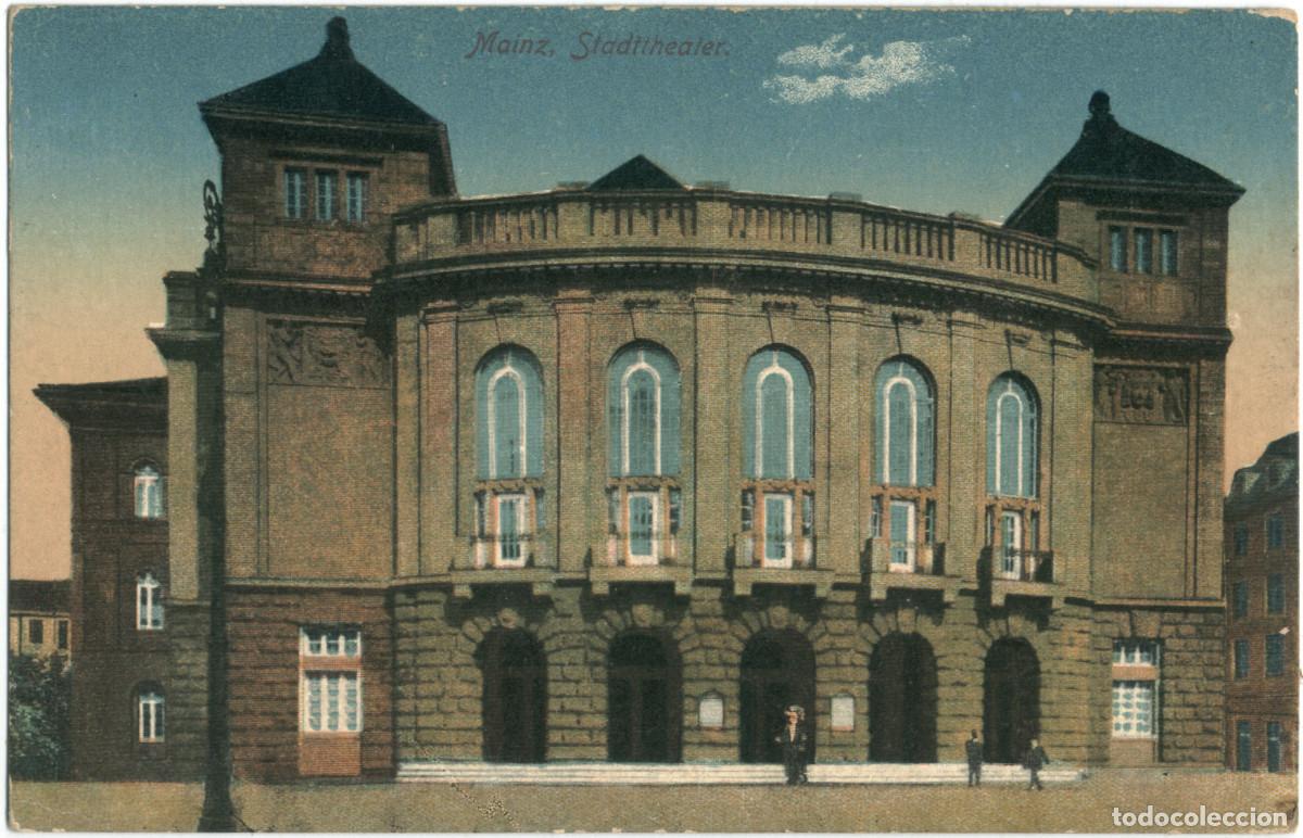 Postales: MAINZ_Stadttheater_KSM; 623 / Arquitectura Teatros Alemania