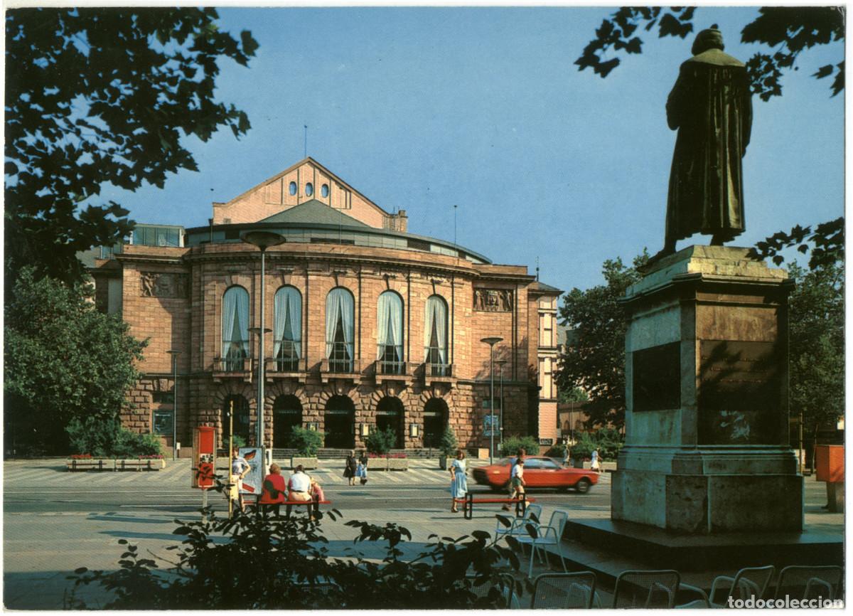 Postales: MAINZ am Rhein_Theater_Sch&ouml;ning / Arquitectura Teatros Alemania