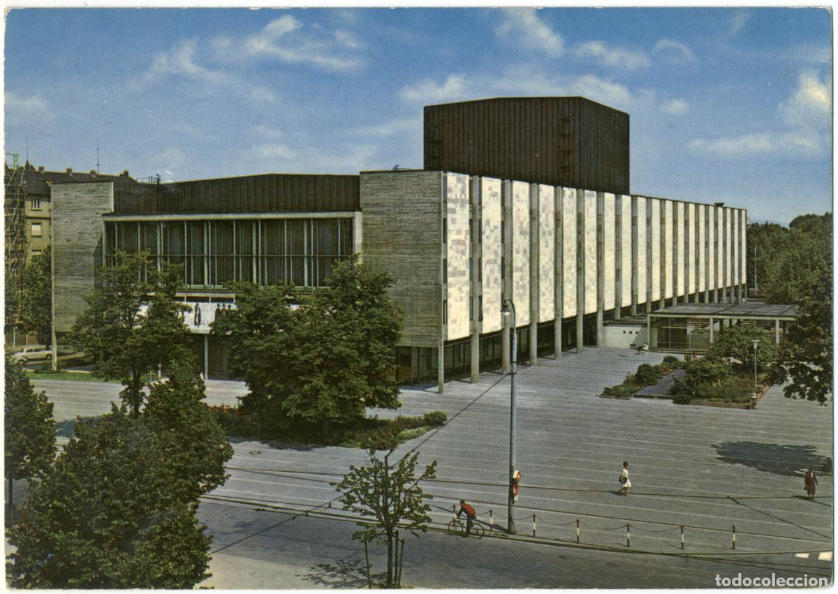 Postales: MANNHEIM_National Theater_Kr&uuml;ger / Arquitectura Teatros Alemania