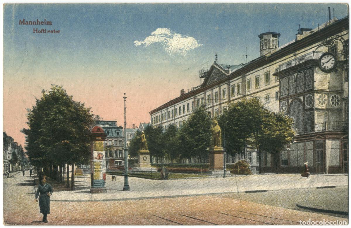 Postales: MANNHEIM_Hoftheater_Sin datos / Arquitectura Teatros Alemania