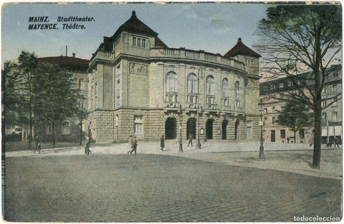 Postales: MAINZ or MAYENCE_Stadttheater_Sin datos / Arquitectura Teatros Alemania