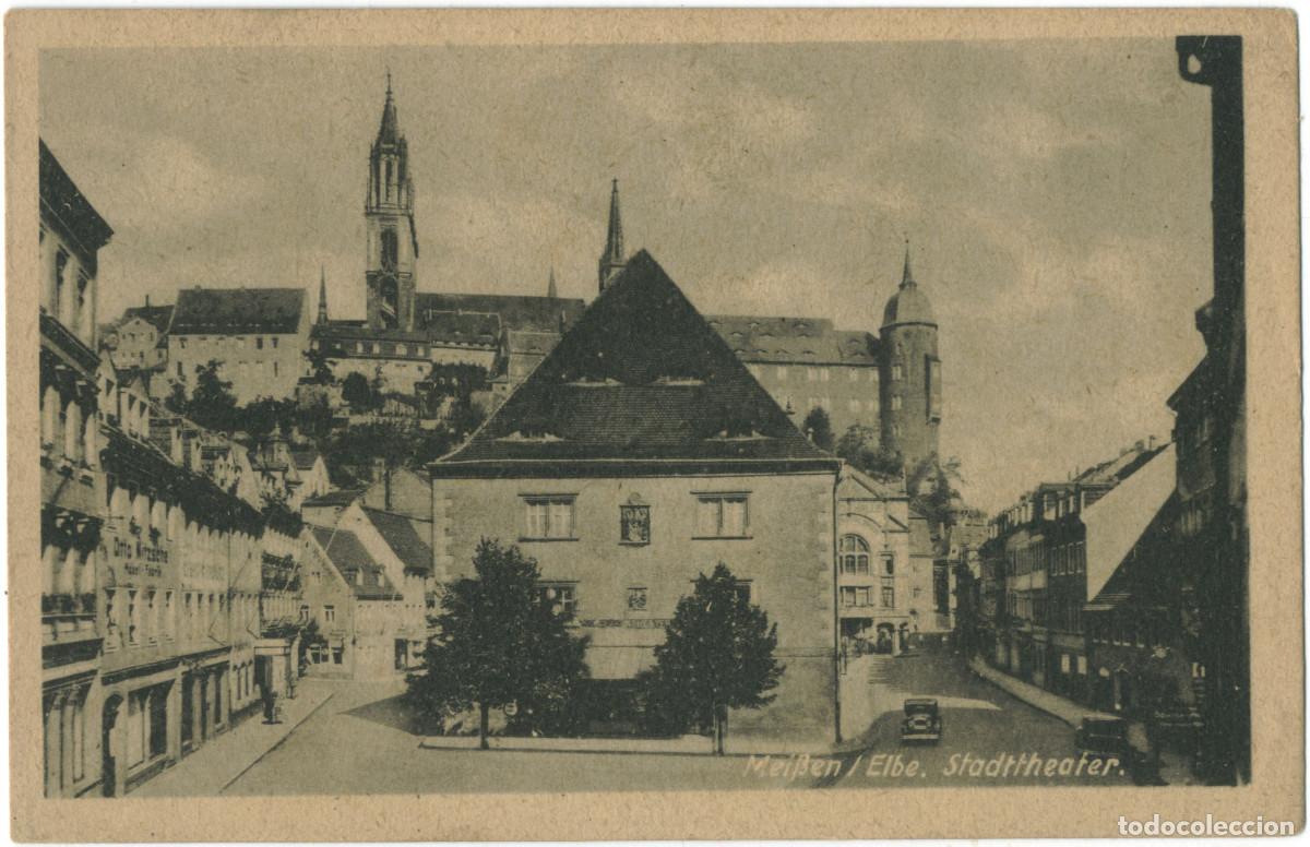 Postales: MEISSEN (Elbe)_Stadttheater_Reinhard Rothe / Arquitectura Teatros Alemania