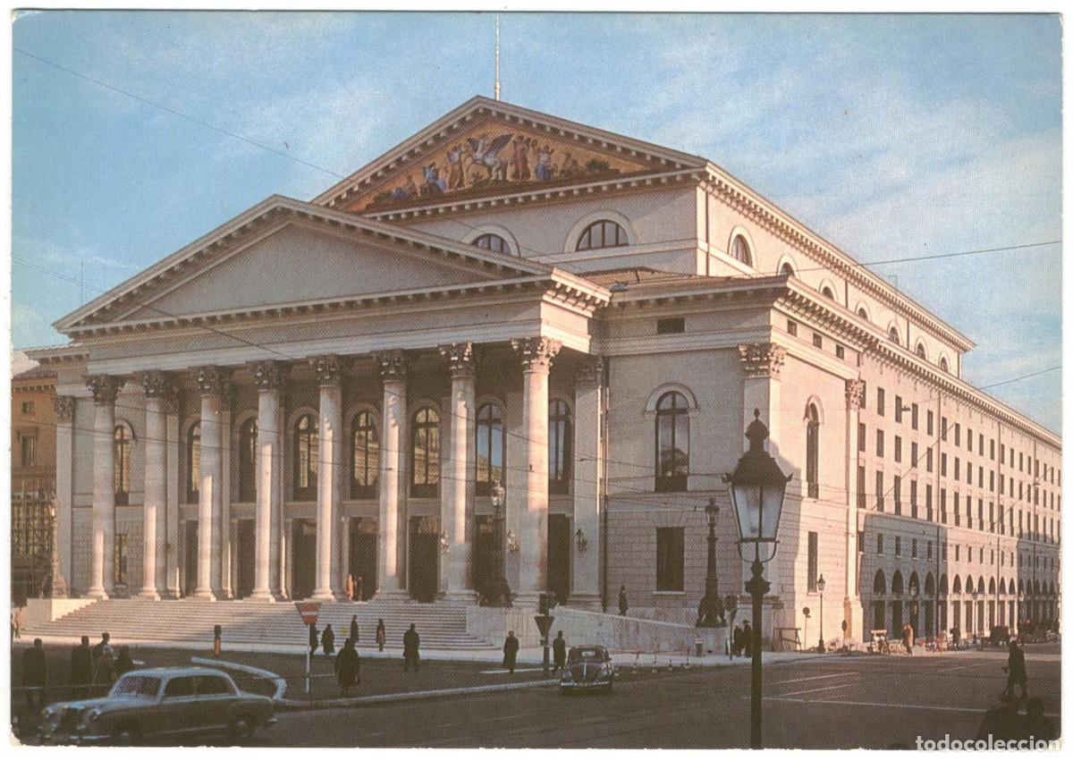 Postales: M&Uuml;NCHEN_Nationaltheater_Hans Andres & Anco / Arquitectura Teatros Alemania