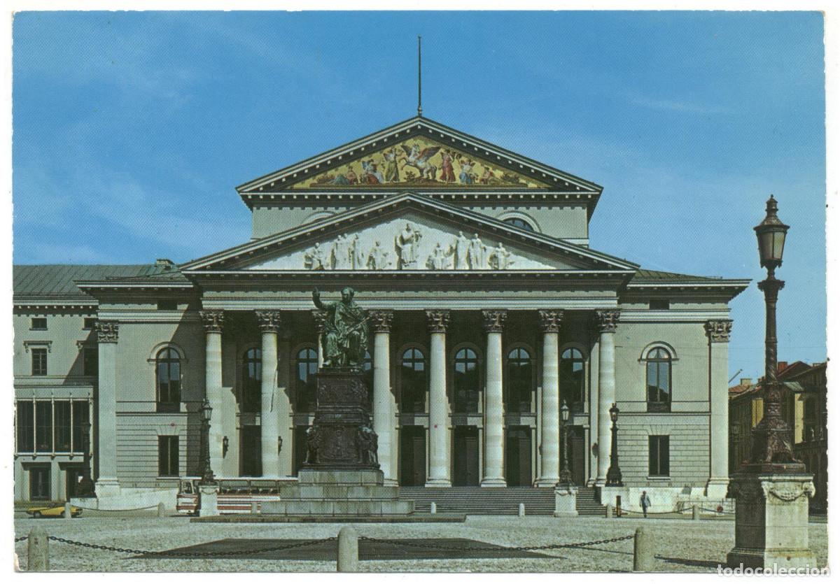 Postales: M&Uuml;NCHEN_Nationaltheater und Residenztheater Bayerische Staatsoper / Arquitectura Teatros Alemania