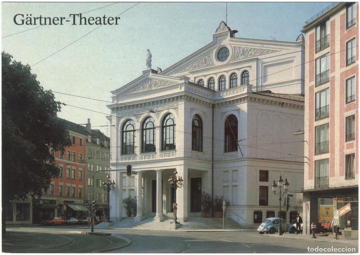 Postales: M&Uuml;NCHEN_Staatstheater am G&auml;rtnerplatz_Fritz Witzig / Arquitectura Teatros Alemania