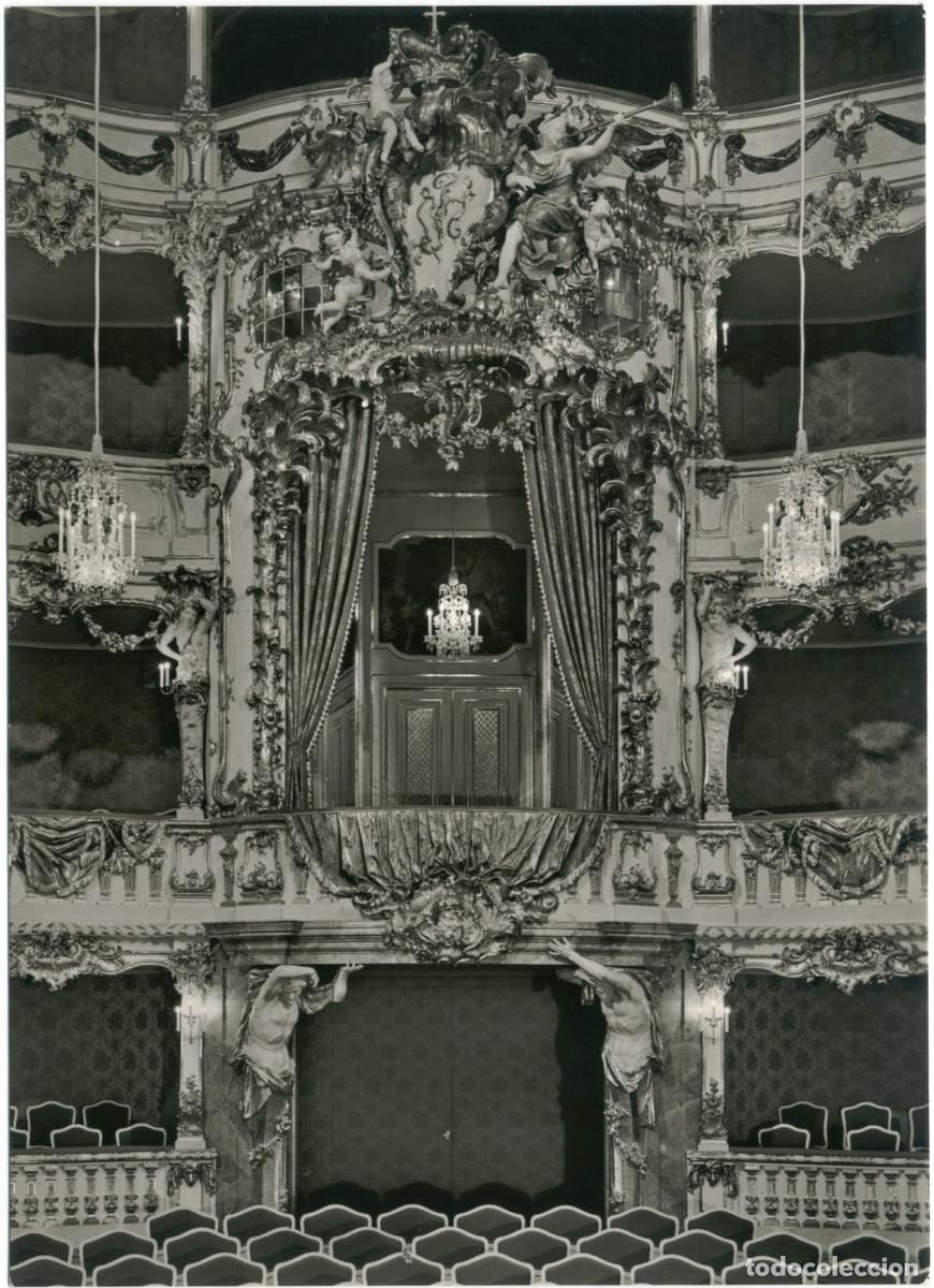 Postales: M&Uuml;NCHEN_Altes Residenztheater (Cuvilli&eacute;s Theater), Kurf&uuml;rstenloge / Arquitectura Teatros Alemania
