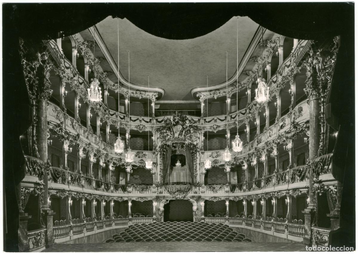 Postales: M&Uuml;NCHEN_Altes Residenztheater (Cuvilli&eacute;s Theater)_Bayerische Verwalt / Arquitectura Teatros Alemania