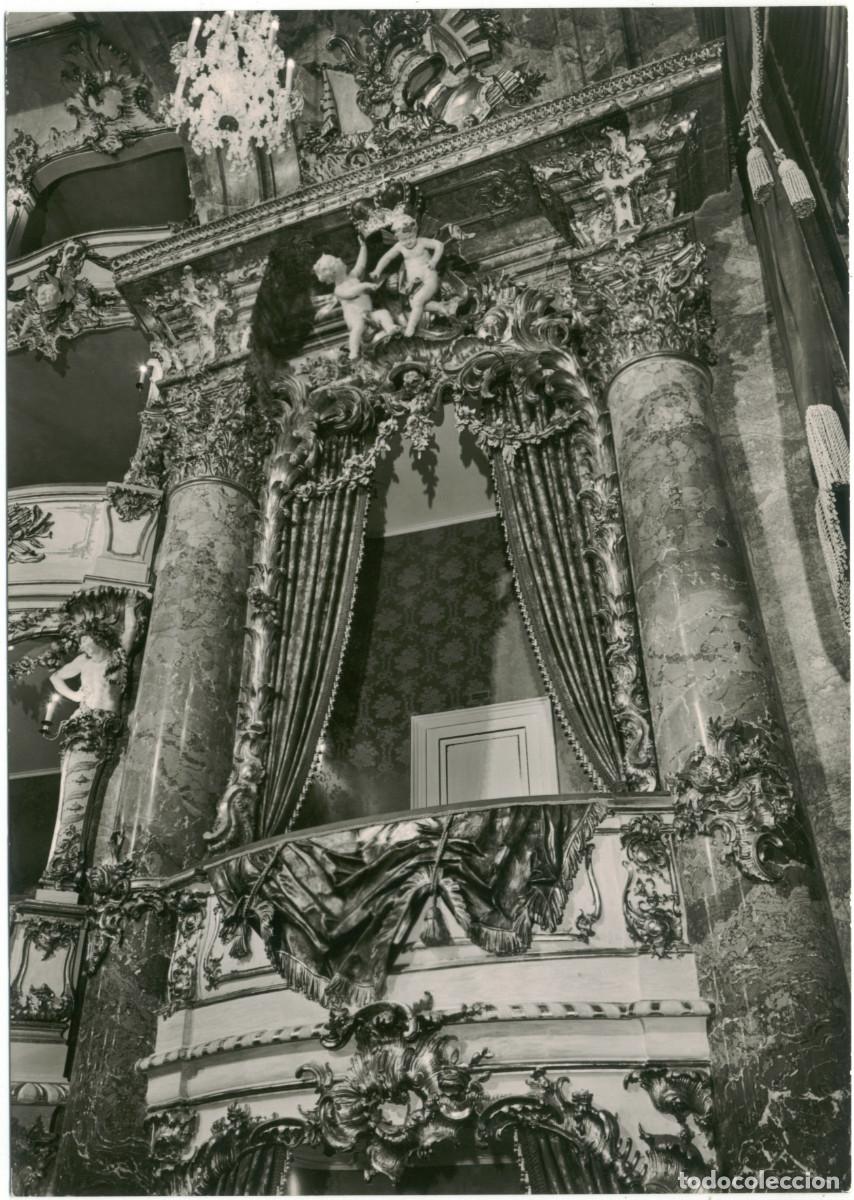 Postales: M&Uuml;NCHEN_Altes Residenztheater (Cuvilli&eacute;s Theater), Linke Proszeniums / Arquitectura Teatros Alemania