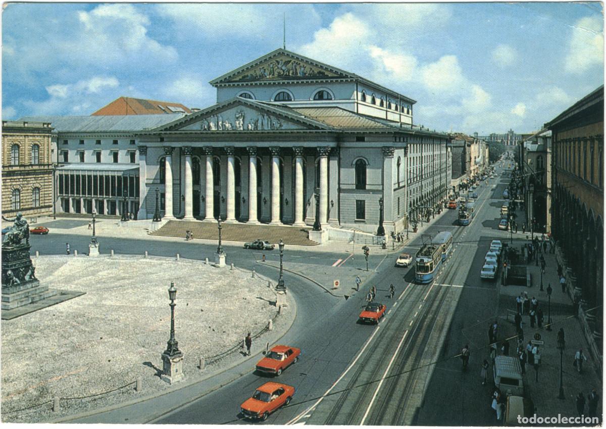 Postales: M&Uuml;NCHEN_Nationaltheater_Sin datos; M 12 / Arquitectura Teatros Alemania