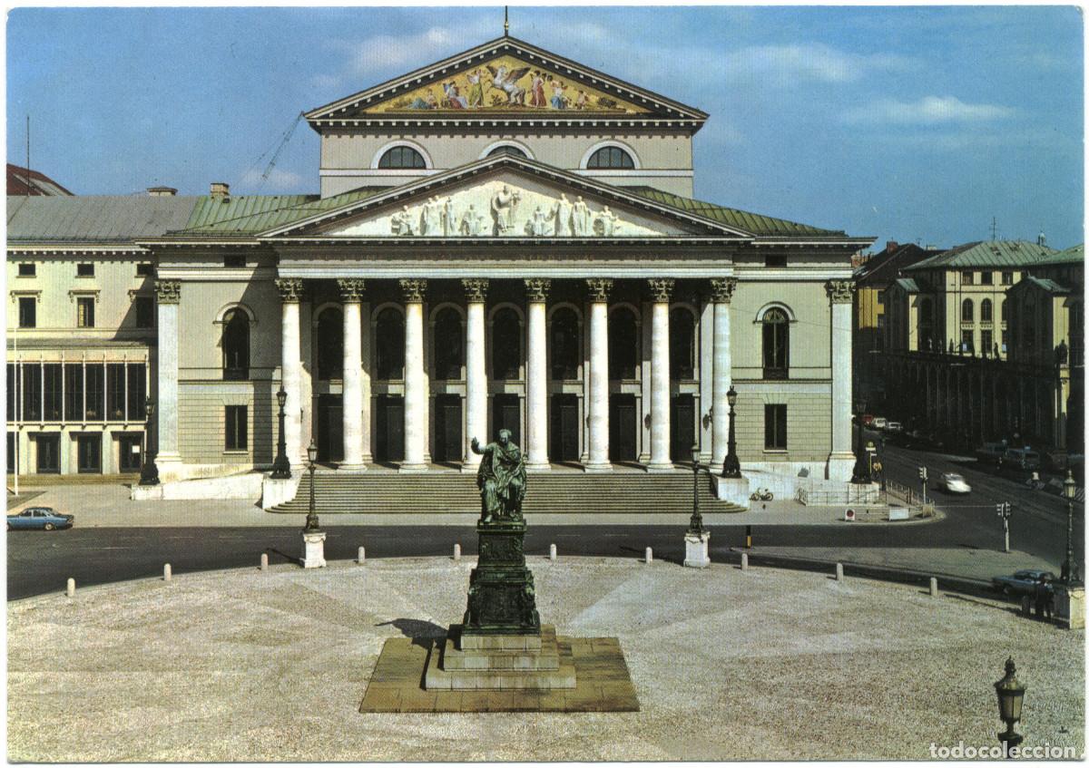 Postales: M&Uuml;NCHEN_Nationaltheater (Bayer. Staatsoper)_Huber / Arquitectura Teatros Alemania