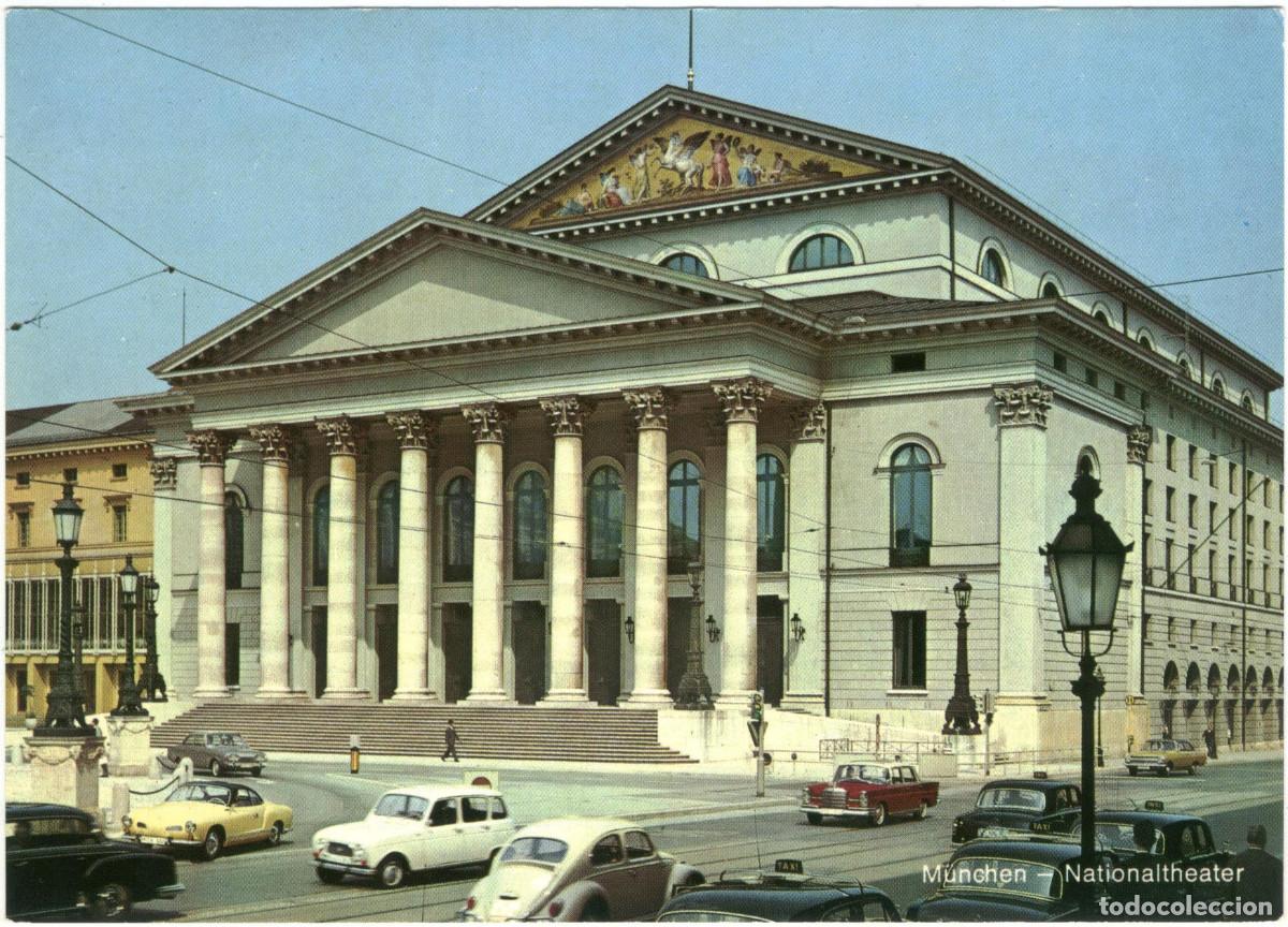 Postales: M&Uuml;NCHEN_Nationaltheater_Farbfoto; 323 / Arquitectura Teatros Alemania