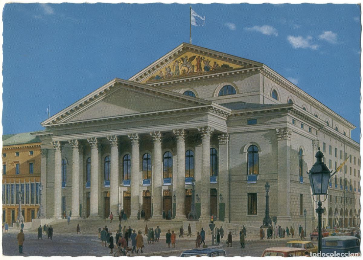 Postales: M&Uuml;NCHEN_Nationaltheater_Lengauer; 885 a / Arquitectura Teatros Alemania