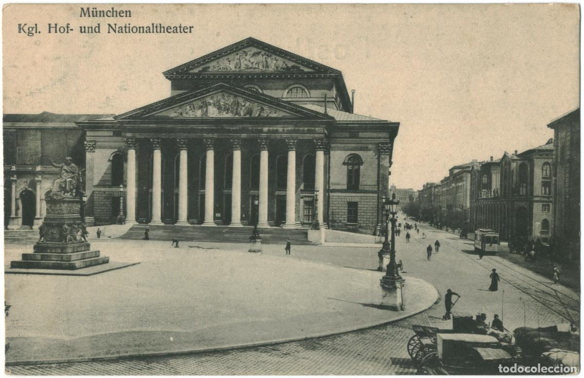 Postales: M&Uuml;NCHEN_Kgl. Hof- und Nationaltheater_W. Zimmermann / Arquitectura Teatros Alemania