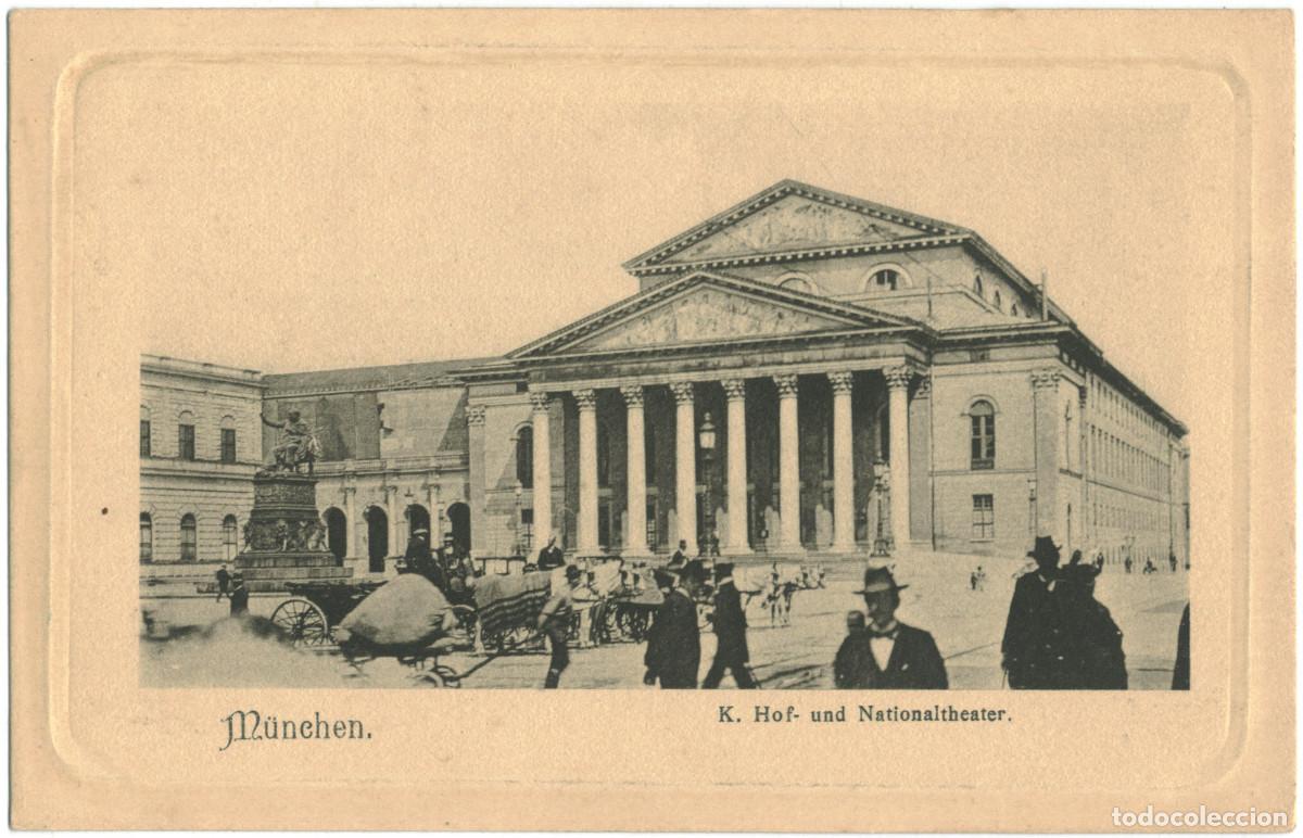 Postales: M&Uuml;NCHEN_Kgl. Hoftheater_W. Briemann; 13 / Arquitectura Teatros Alemania