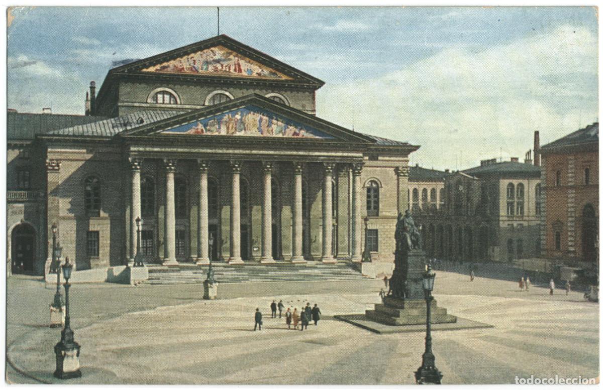 Postales: M&Uuml;NCHEN_Nationaltheater_Emil K&ouml;hn; V 96 / Arquitectura Teatros Alemania