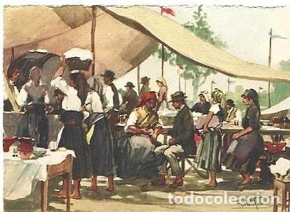 Postales: Portugal ++ & Postal, Pintura, Cena de Romaria, (1438)