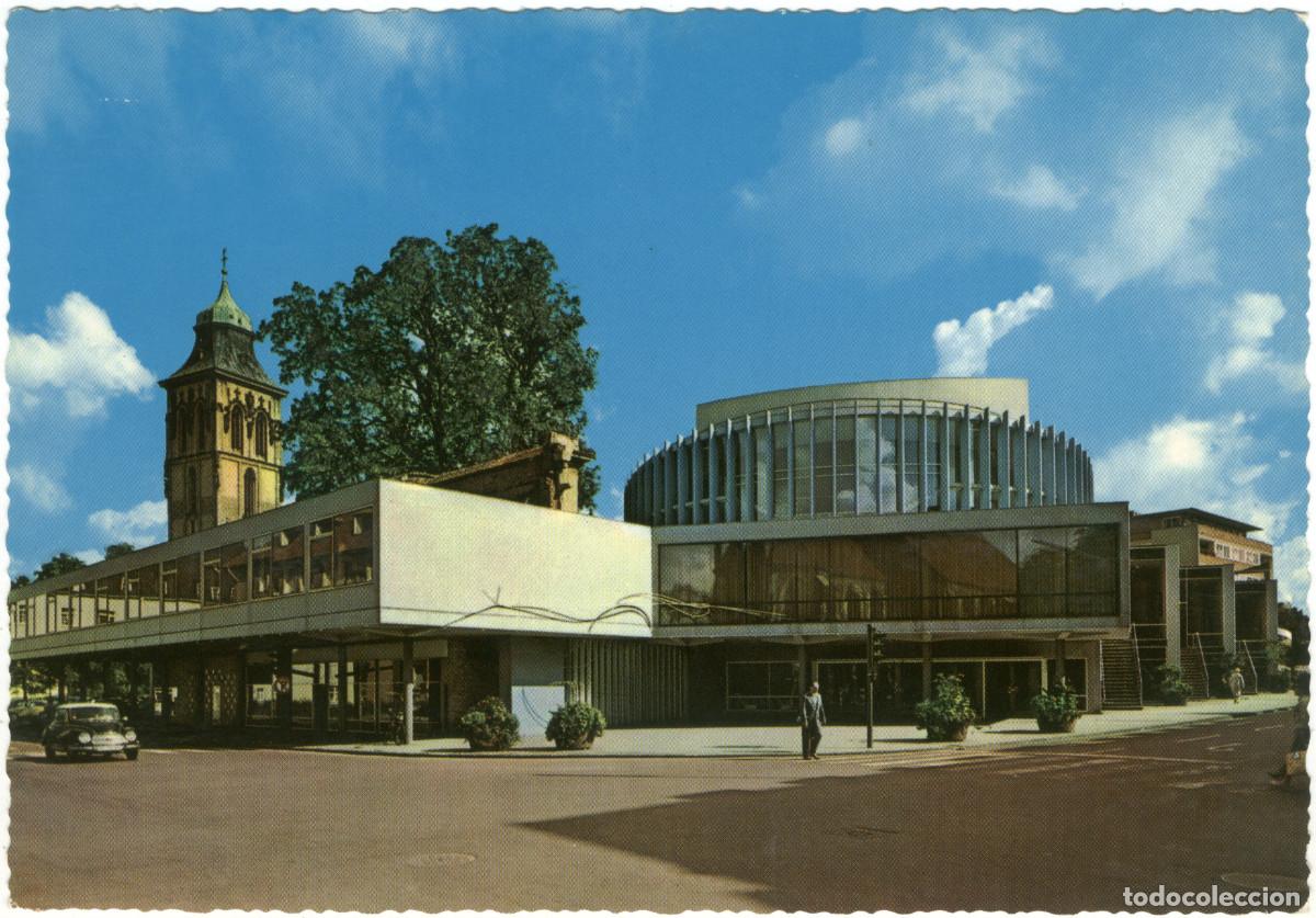 Postales: M&Uuml;NSTER (Westfalen)_Stadttheater_N. Muddemann & Kr&uuml;ger; 993-4 / Arquitectura Teatros Alemania