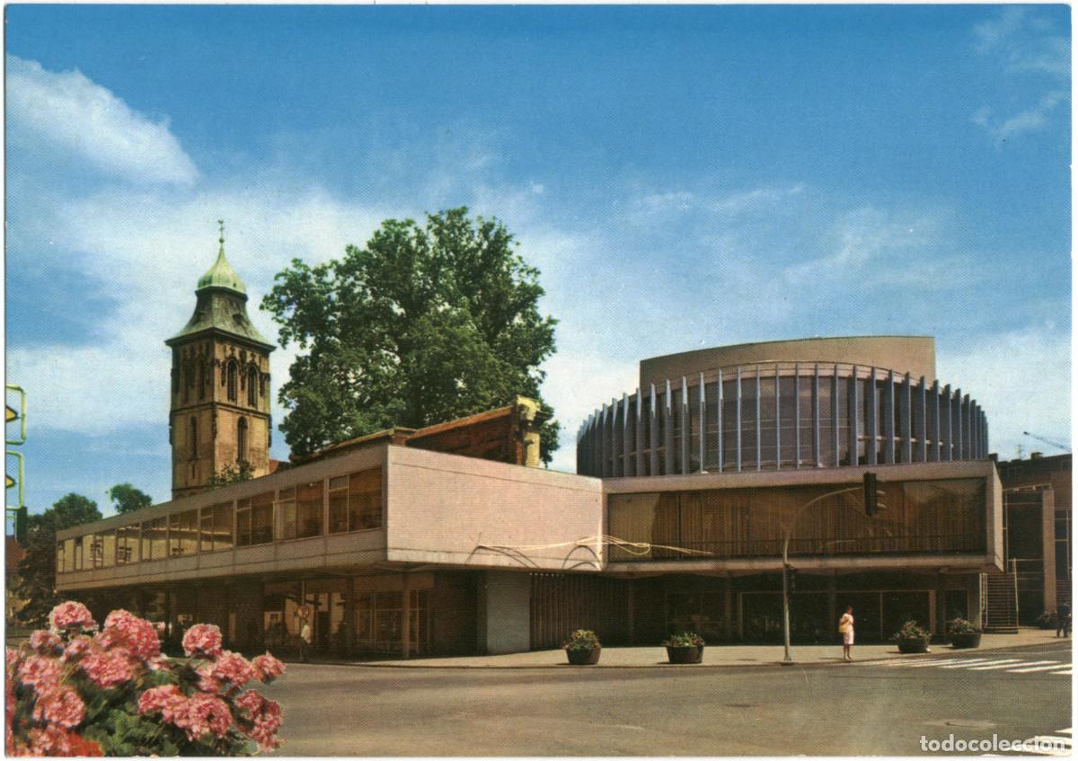 Postales: M&Uuml;NSTER i. Westfalen_Stadttheater_Sin datos; MS 3 / Arquitectura Teatros Alemania