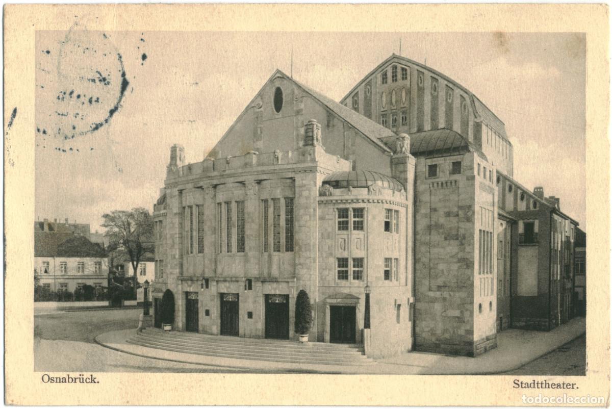 Postales: OSNABR&Uuml;CK_Stadtheater_Rud. Lichtenberg / Arquitectura Teatros Alemania