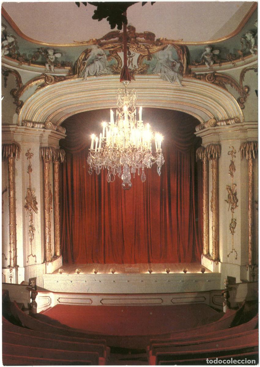 Postales: POTSDAM-SANSSOUCI (Staatliche Schl&ouml;sser und G&auml;rten)_Neues Palais / Arquitectura Teatros Alemania