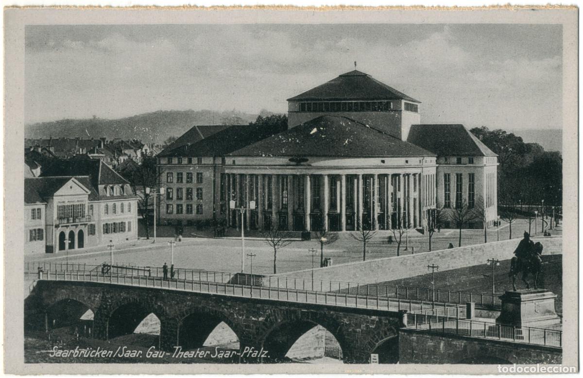 Postales: SAARBR&Uuml;CKEN (Saar. Gau)_Theater Saar-Pfalz_Th. Klein / Arquitectura Teatros Alemania